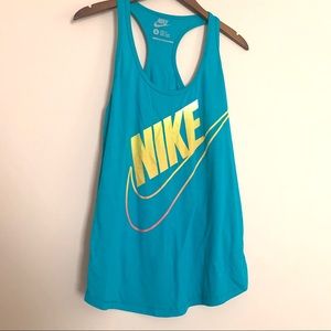 🛍5/$25 loose fit Nike logo racerback tank top